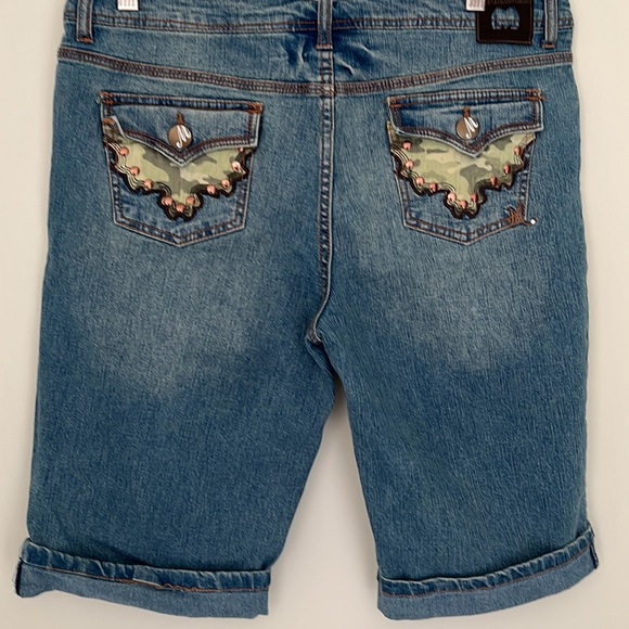 Makaveli Vintage 90 th Branded Denim Shorts Size 15 Exclusive of decoration - Picture 2 of 6